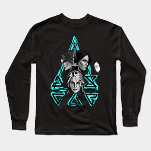 Geralt’s Girls BW Long Sleeve T-Shirt